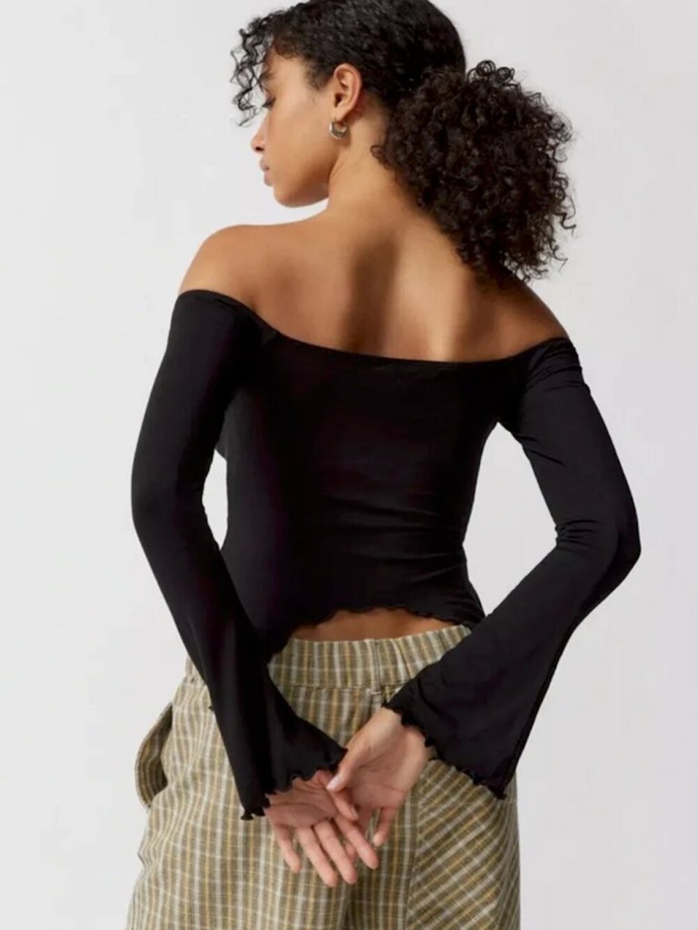 Urban Outfitters Cadence Cinched Flyaway Top XS EXCELLENT CONDITION - Picture 2 of 5